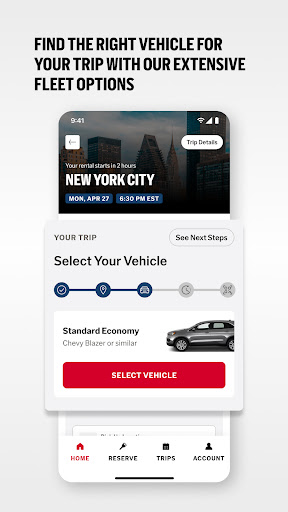 Avis Car Rental screenshot