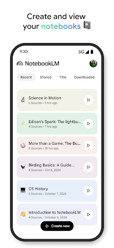 Google NotebookLM screenshot