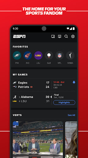 ESPN screenshot