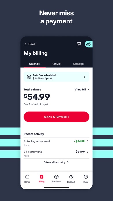 MyFrontier screenshot