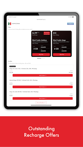 Rebtel: Recharges And Calls screenshot