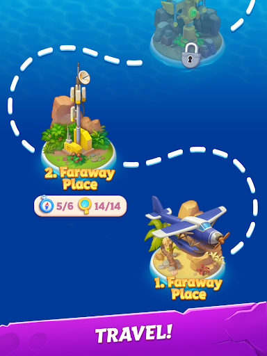 Merge Adventure: Travel Games screenshot