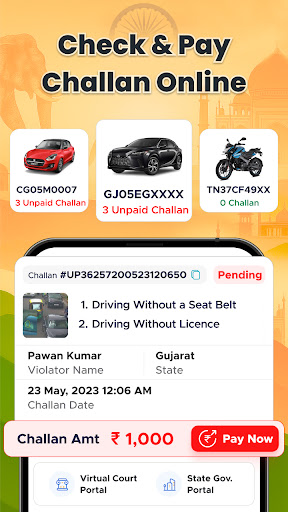 Vehicleinfo - RTO Information screenshot