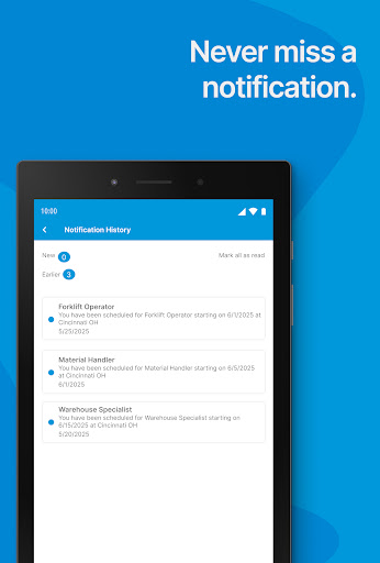 Staffmark WorkNOW screenshot