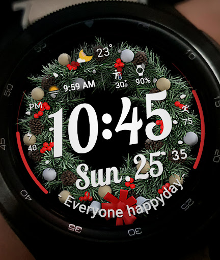 ACRO Happy Christmas Watchface screenshot
