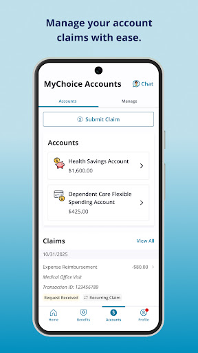 MyChoice Benefits screenshot