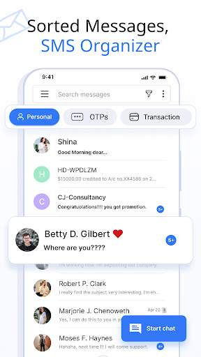 Messages: SMS Messaging screenshot