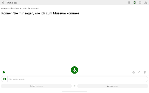 Microsoft Translator screenshot