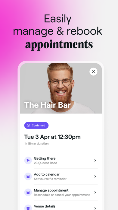 Fresha for customers screenshot