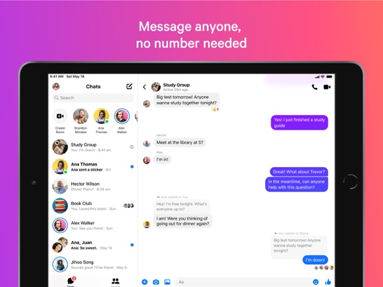 Messenger screenshot