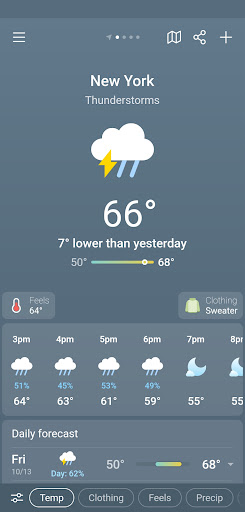 Weather & Clima - Weather Sky screenshot