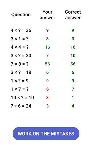 Times Table - Learn Math screenshot