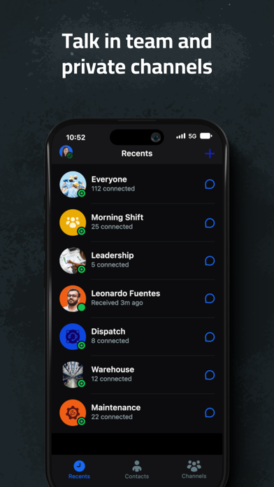 Zello PTT Walkie Talkie screenshot