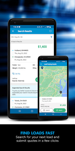 TQL Carrier Dashboard screenshot