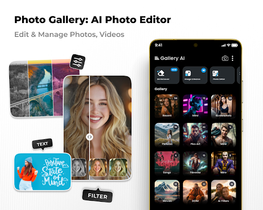 Photo Gallery: AI Photo Editor screenshot