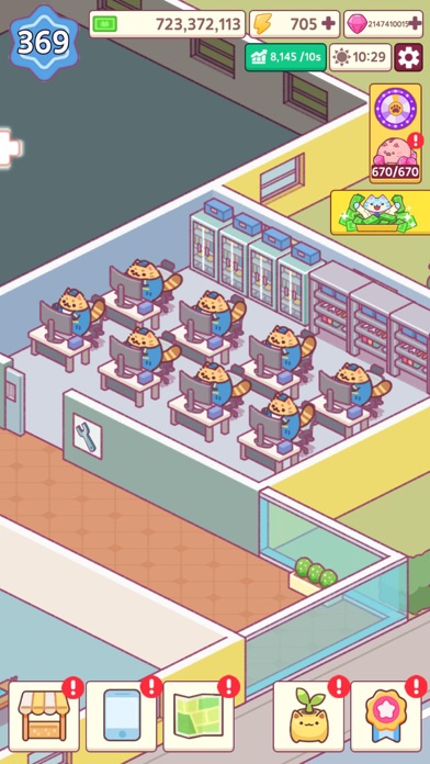 Office Cat: Idle Tycoon Games screenshot