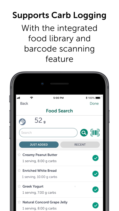 ​OneTouch Reveal® app screenshot