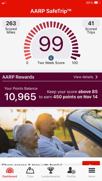 AARP SafeTrip™ screenshot