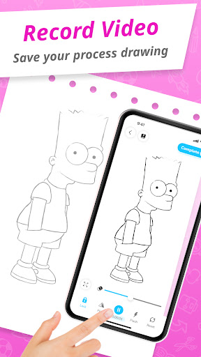 Draw Cartoon - AR Drawing App screenshot
