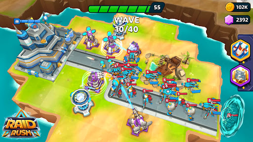 Raid Rush: Tower Defense TD screenshot