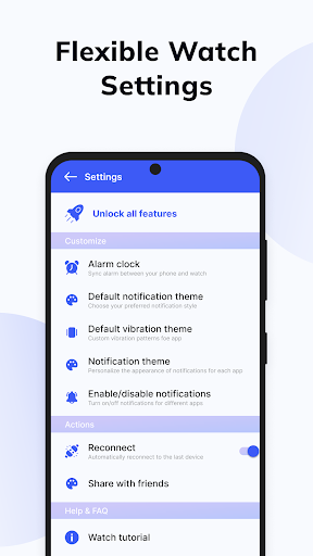 Smart Watch app - BT Notifier screenshot