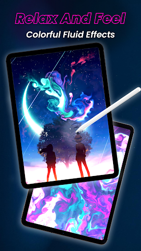 Fluid Magic: 3D Live Wallpaper screenshot