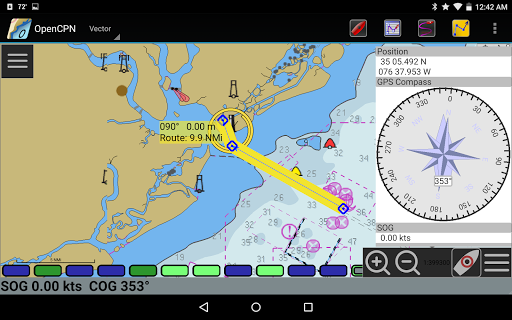 OpenCPN screenshot
