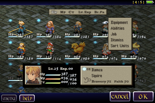 FINAL FANTASY TACTICS : WotL screenshot