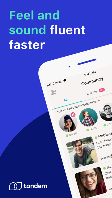 Tandem: Language exchange