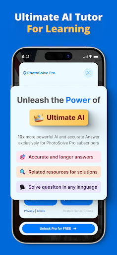 PhotoSolve: AI Homework Helper screenshot