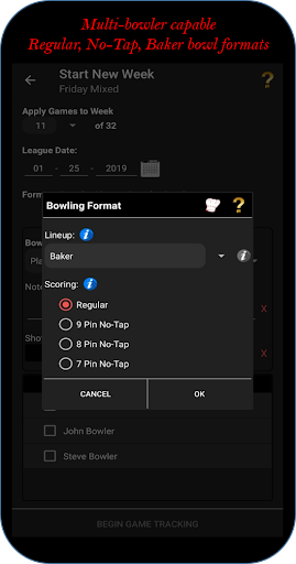 Premier Bowl Scorekeeper screenshot
