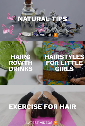 Haircare app for women screenshot