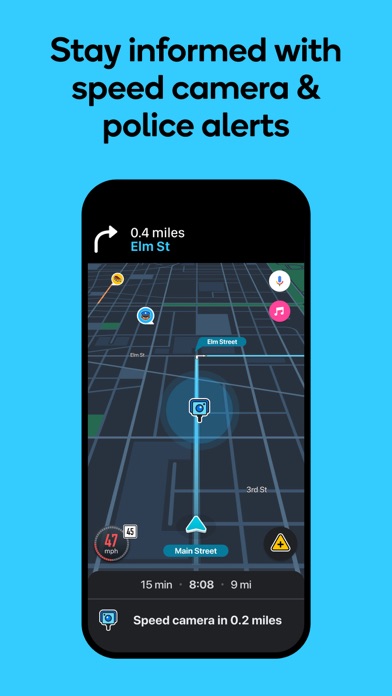 Waze Navigation & Live Traffic screenshot
