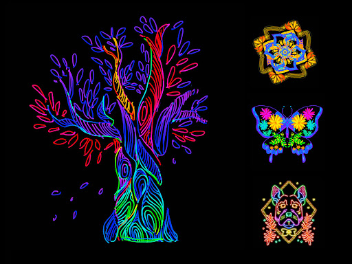 Doodle Master - Glow Art screenshot