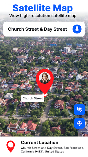 GPS Earth Maps Live Navigation screenshot