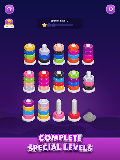 Nut Sort: Color Sorting Game screenshot