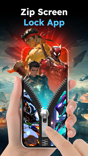 Zipper Lock Wallpapers Screen screenshot