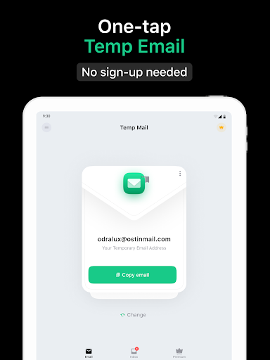 Temp Mail - Temporary Email screenshot