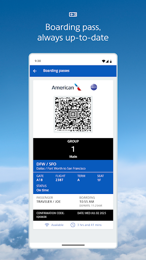 American Airlines screenshot