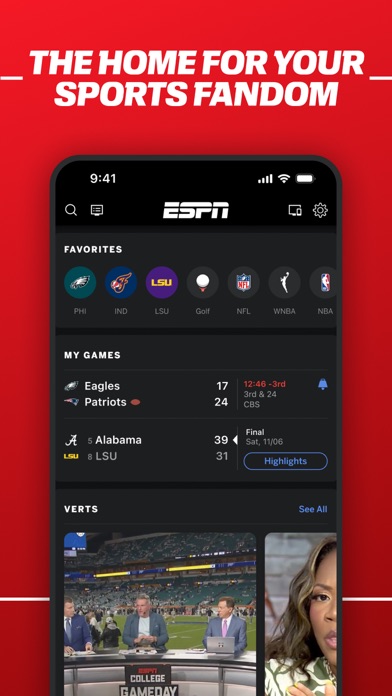 ESPN screenshot