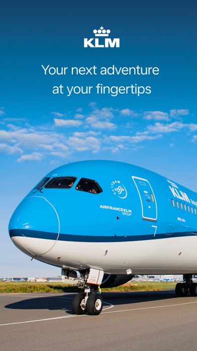 KLM - Book a flight screenshot