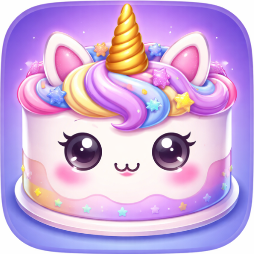 Unicorn Cake Cooking Games 2-6 icon
