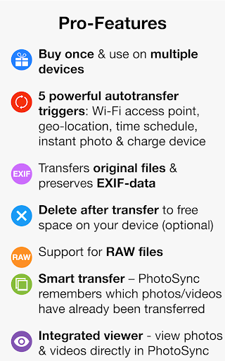 PhotoSync Bundle Add-On screenshot