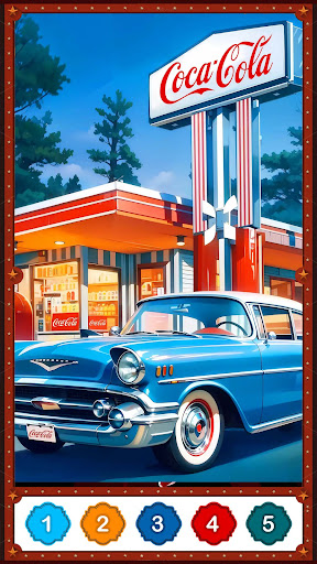 Retro Style Coloring Games screenshot