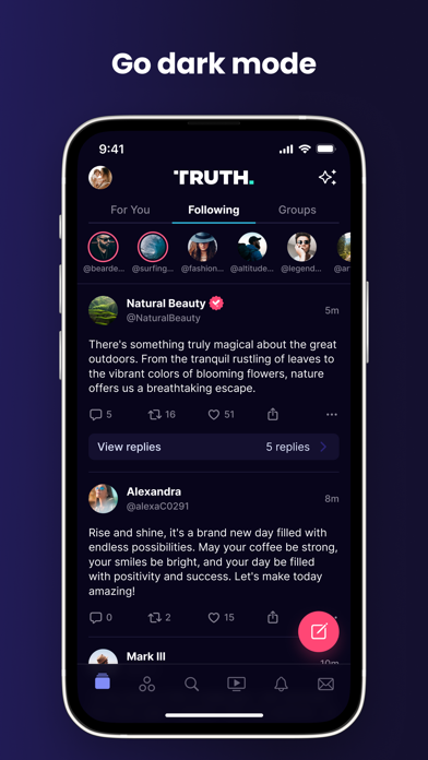 Truth Social screenshot