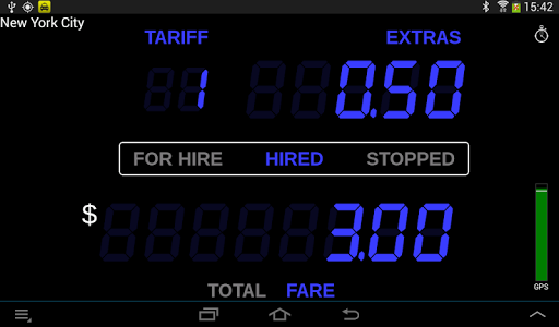 Taximeter screenshot