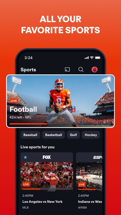 Fubo: Watch Live TV & Sports screenshot