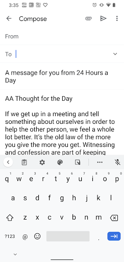 Twenty-Four Hours a Day screenshot