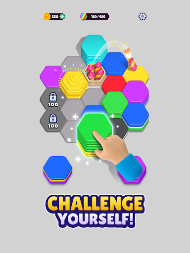 Hexa Sort screenshot