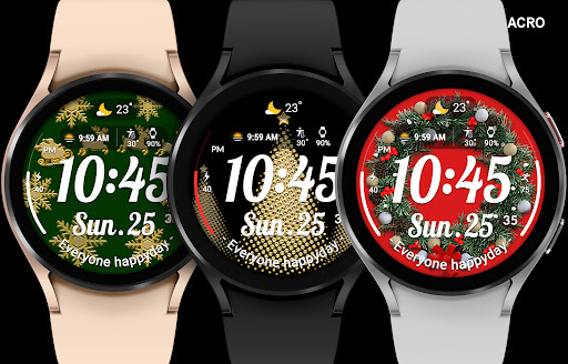 ACRO Happy Christmas Watchface screenshot